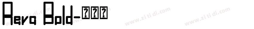 Reva Bold字体转换